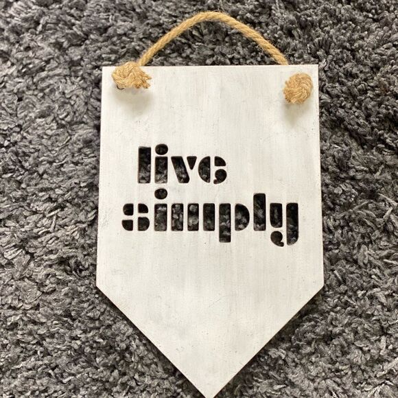 2 Piece Live Simply Wall Hanger Home Decor - Picture 5 of 5